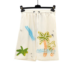 Palm Angels Style Logo Badge Casual Summer Shorts