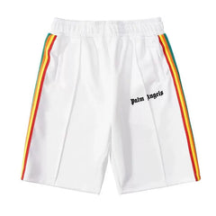 Palm Angels Style Rainbow Stripe Quick Dry Shorts