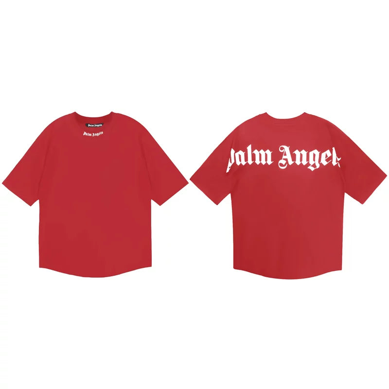 Palm Angels Graphic Oversized Cotton Streetwear Tee