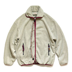 21AW KAPITAL Hirata Kazuhiro Two tone Fleece Embroidery Multi functional Loose Long Sleeve Jacket Coat