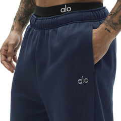 Alo Yoga Accolade Straight Leg Navy Sweatpants