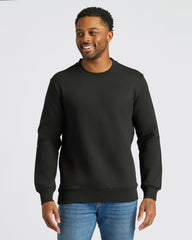 Black Fleece French Terry Pullover Crew Neck