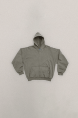 COTTON FLEECE ZIP-UP HOODIE GAP YEEZY
