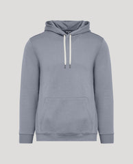 Dusty Blue Fleece French Terry Pullover Hoodie