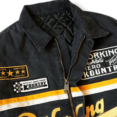 24AW KAPITAL Hirata Kazuhiro correct version Japanese batik embroidered motorcycle long-sleeved quilted jacket