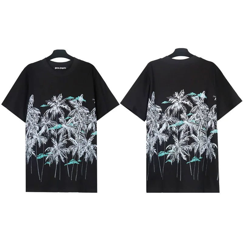 Palm Angels Graphic Oversized Cotton Streetwear Tee