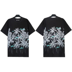 Palm Angels Graphic Oversized Cotton Streetwear Tee