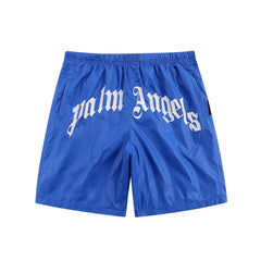 Palm Angels Style Letter Print Quick Dry Shorts