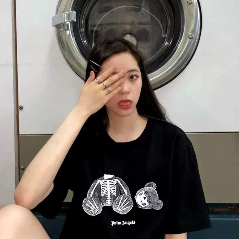 Palm Angels Kill The Bear Graphic Oversized Tee