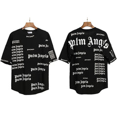 Palm Angels Graphic Oversized Cotton Streetwear Tee