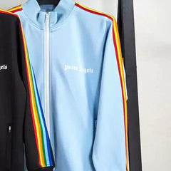 Palm Angels Style Side Stripe Vintage Track Jacket
