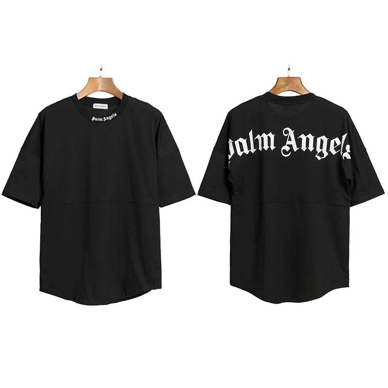 Palm Angels Graphic Oversized Cotton Streetwear Tee