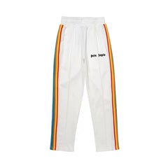 Palm Angels Style Rainbow Side Stripe Track Pants