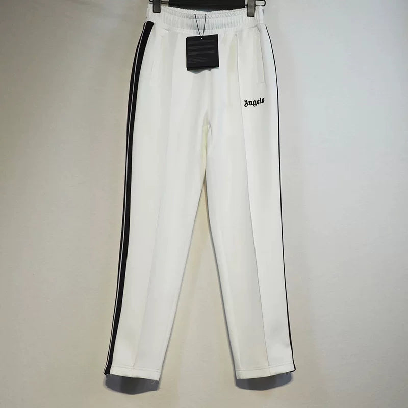 Palm Angels Style Rainbow Side Stripe Track Pants