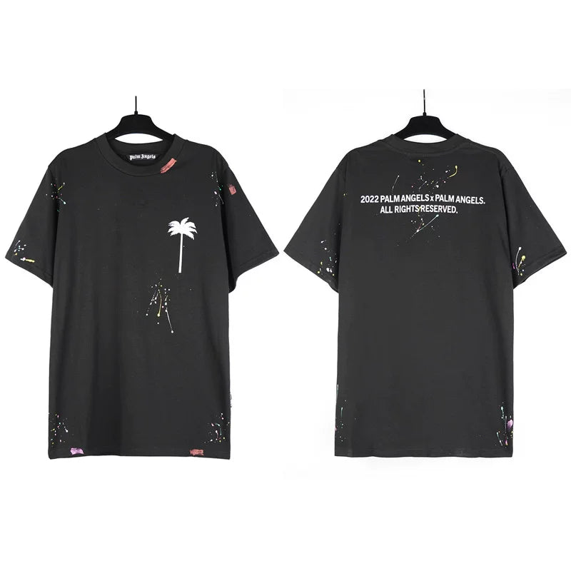 Palm Angels Graphic Oversized Cotton Streetwear Tee