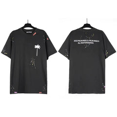Palm Angels Graphic Oversized Cotton Streetwear Tee