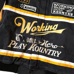 24AW KAPITAL Hirata Kazuhiro correct version Japanese batik embroidered motorcycle long-sleeved quilted jacket
