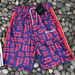 Palm Angels Style Rainbow Stripe Quick Dry Shorts
