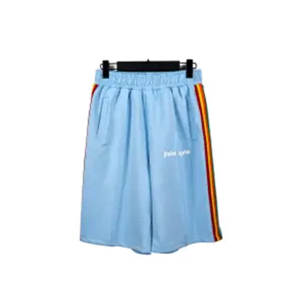 Palm Angels Style Rainbow Stripe Quick Dry Shorts