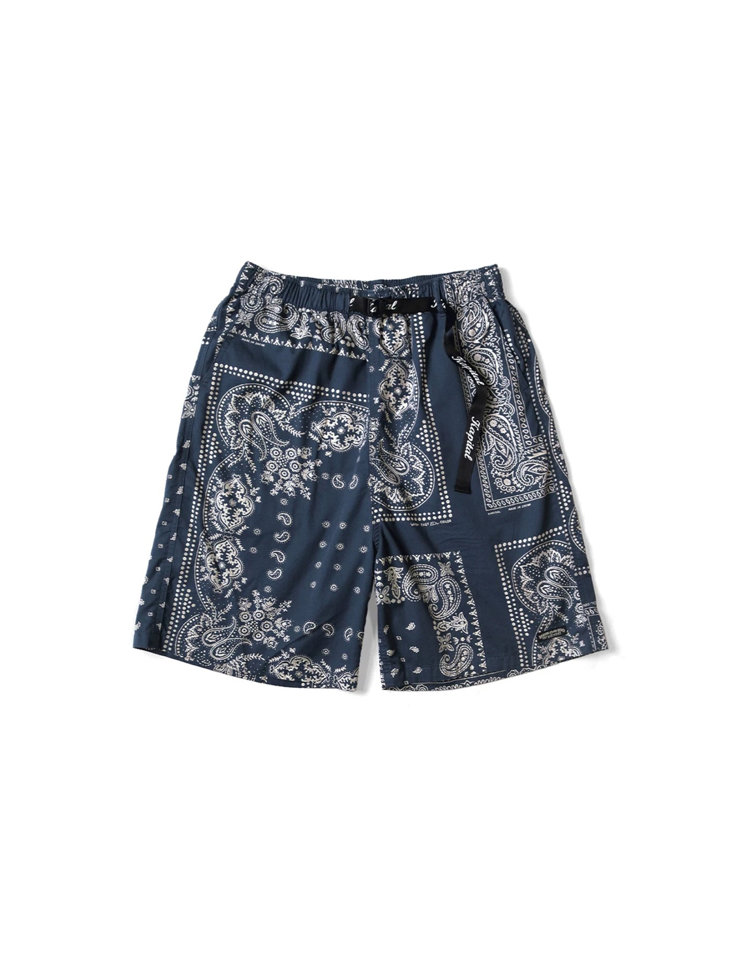 25SS KAPITAL Hirata and Hongri casual cashew flower print adjustable elastic loose shorts