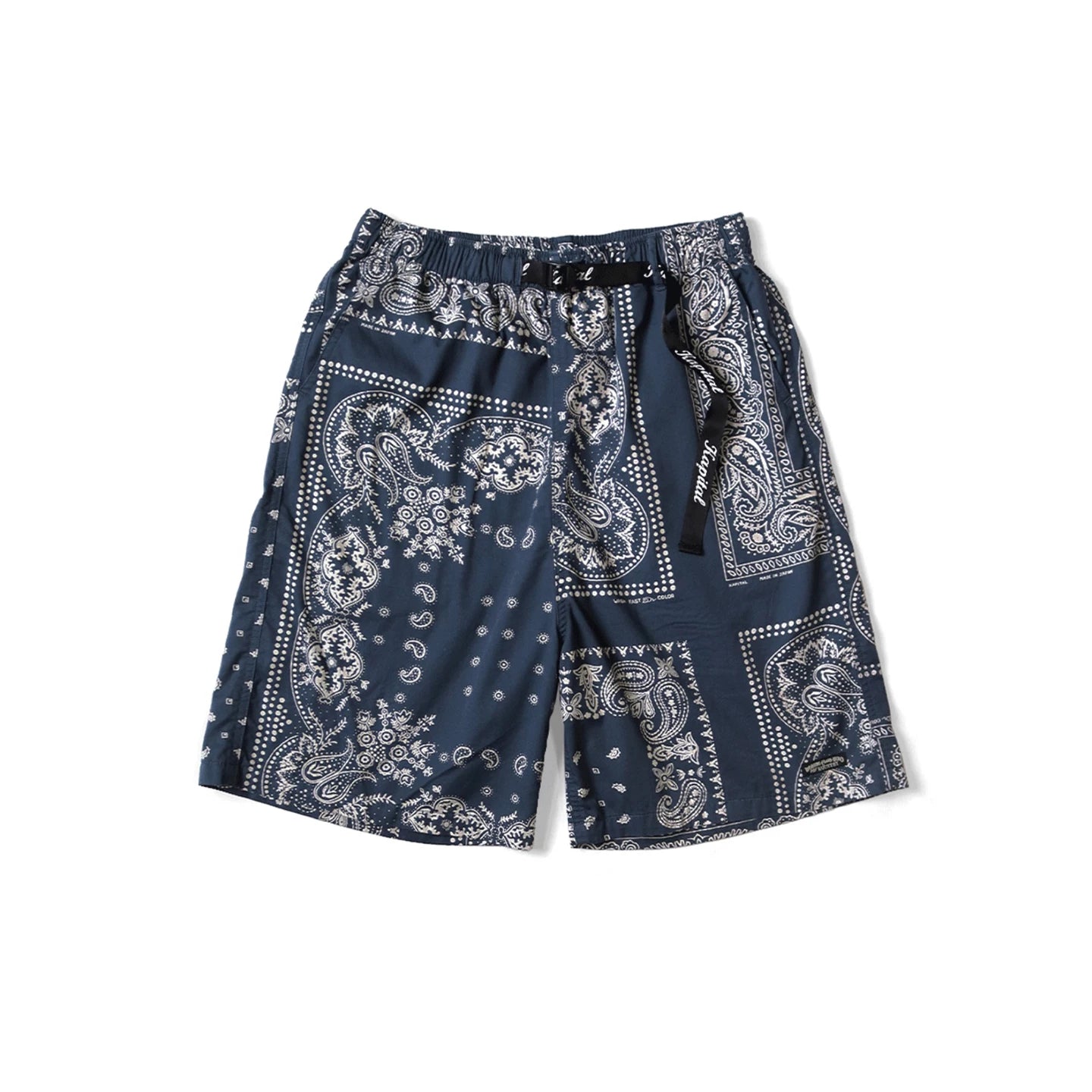 25SS KAPITAL Hirata and Hongri casual cashew flower print adjustable elastic loose shorts