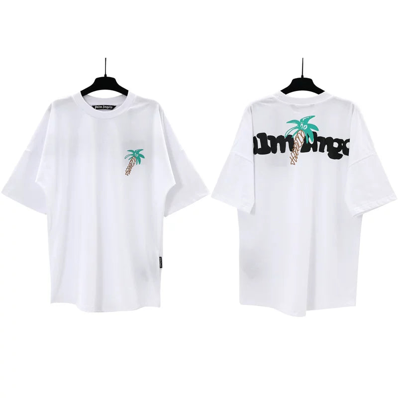 Palm Angels Graphic Oversized Cotton Streetwear Tee