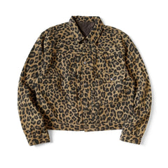 25AW KAPITAL HH Hirata and Hongri leopard print two pocket workwear casual lapel jacket jacket
