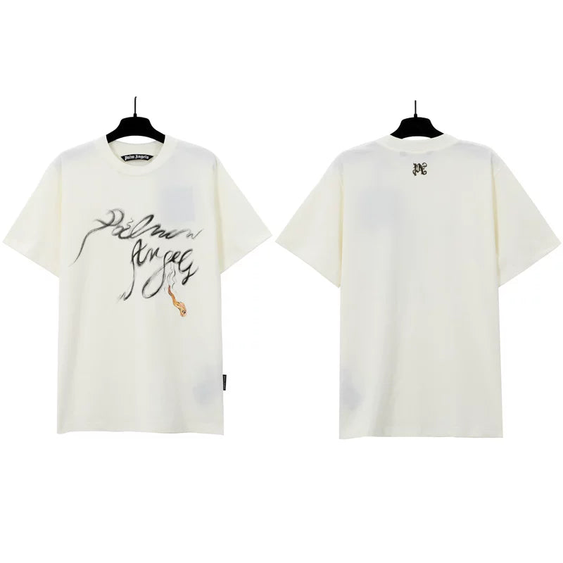 Palm Angels Graphic Oversized Cotton Streetwear Tee