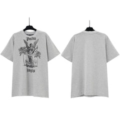 Palm Angels Graphic Oversized Cotton Streetwear Tee