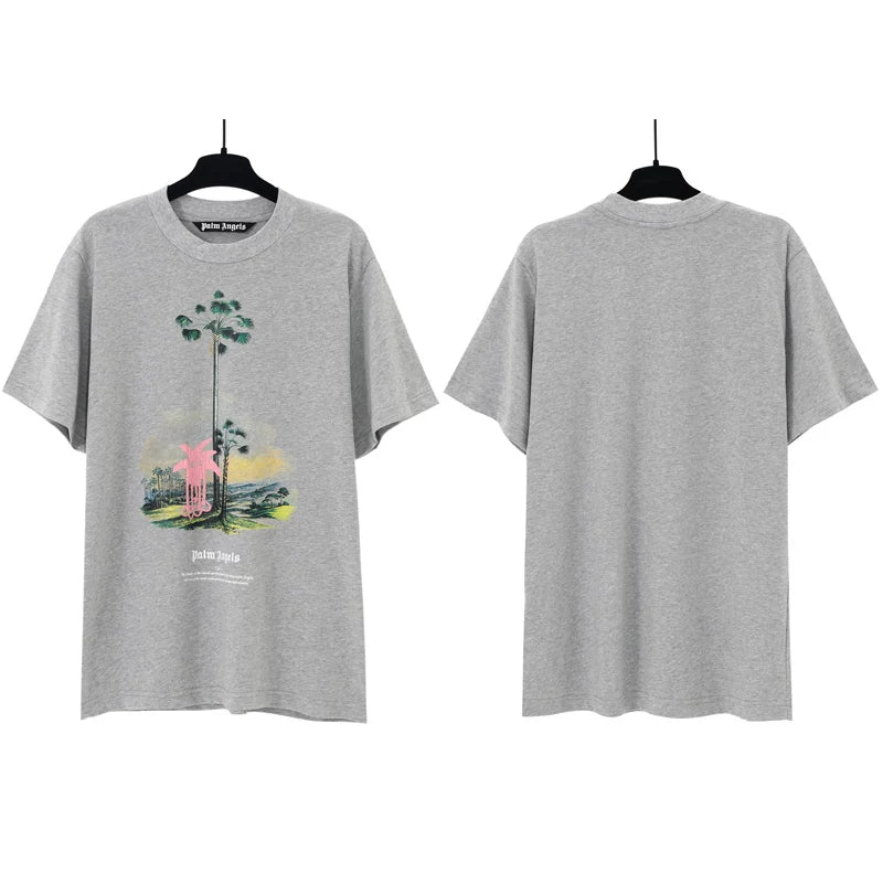 Palm Angels Graphic Oversized Cotton Streetwear Tee