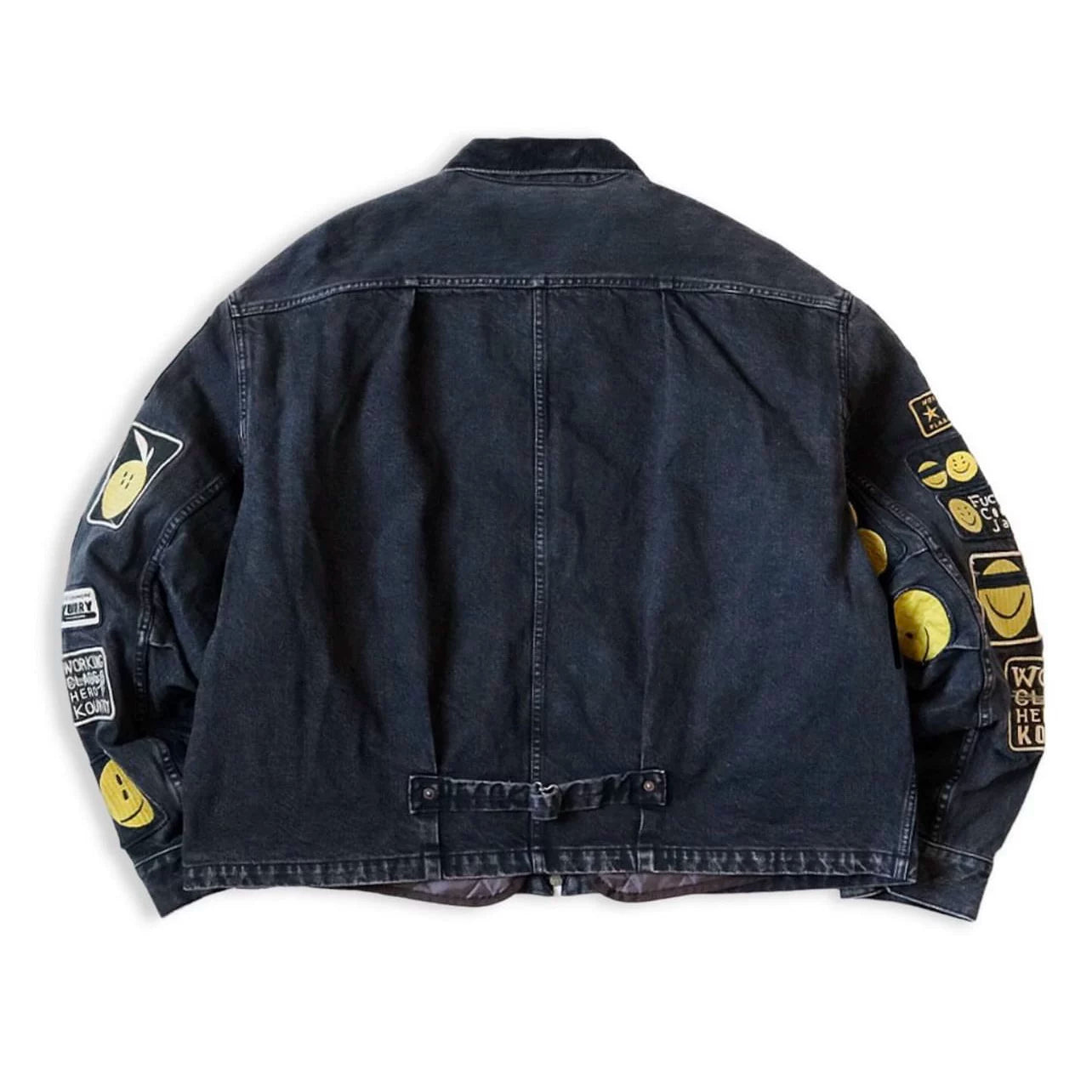 24SS KAPITAL Hirata and Hongri style denim patch embroidery distressed detachable lining jacket jacket jacket