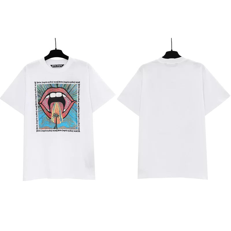 Palm Angels Graphic Oversized Cotton Streetwear Tee