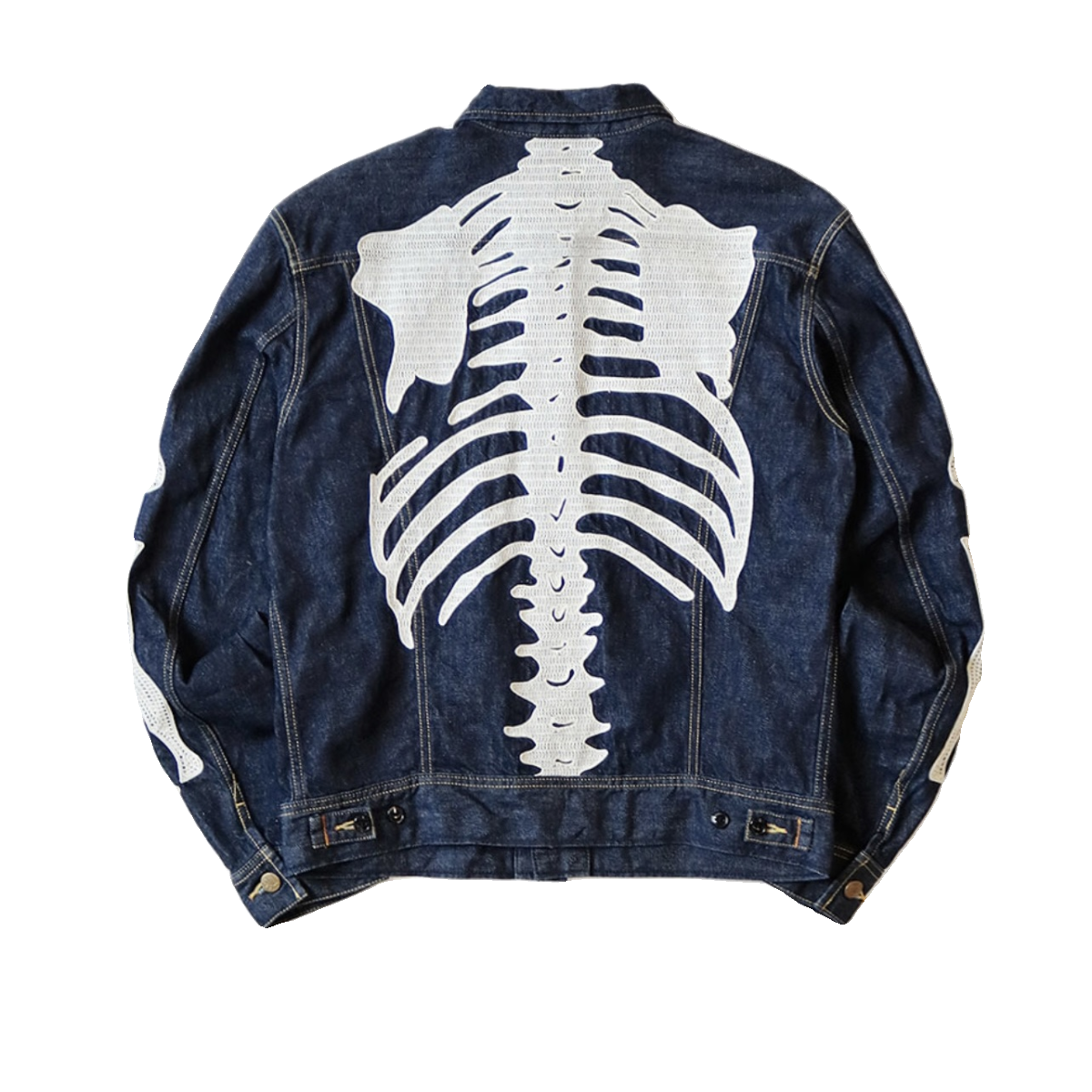 KAPITAL 2024 Spring New Japanese Denim Collar Embroidered Jacket Cotton Loose Jacket