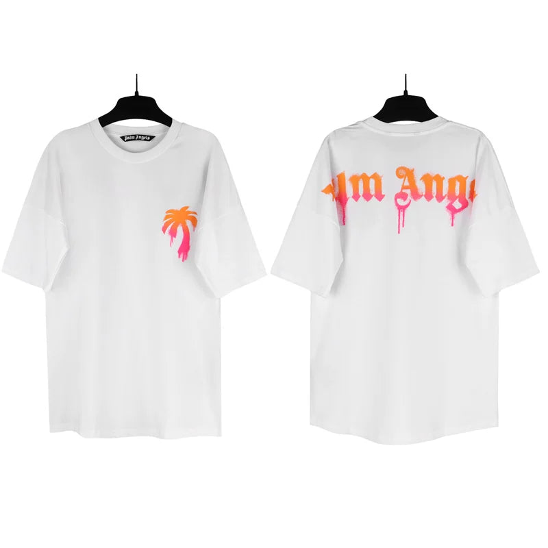 Palm Angels Graphic Oversized Cotton Streetwear Tee