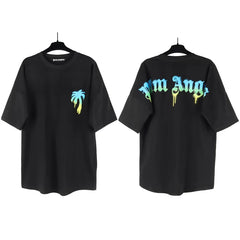 Palm Angels Graphic Oversized Cotton Streetwear Tee