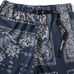 25SS KAPITAL Hirata and Hongri casual cashew flower print adjustable elastic loose shorts