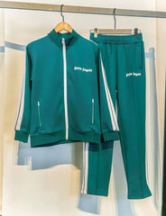 Palm Angels Style Rainbow Stripe Tracksuit Set