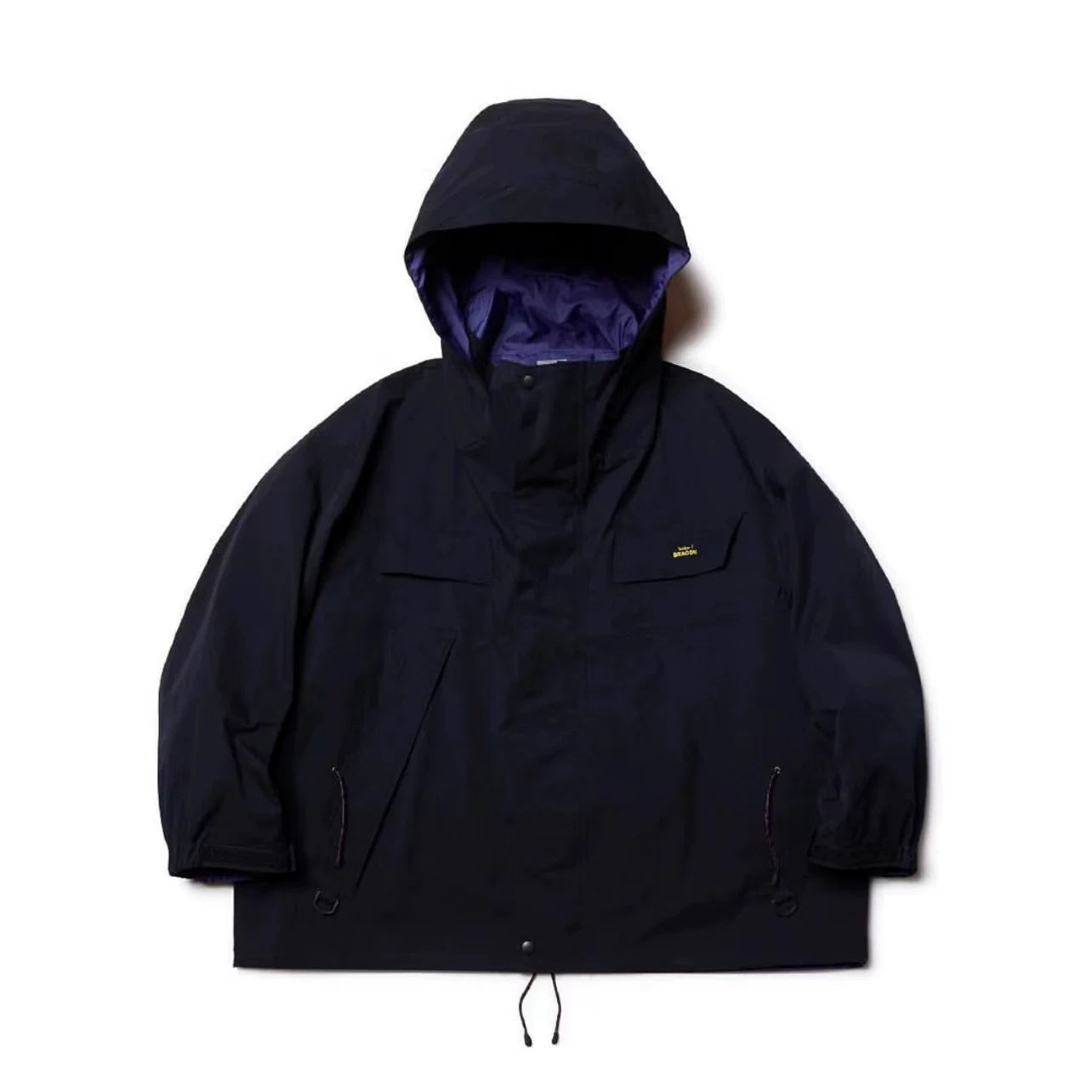 23SS KOLOR Abe Run One Color Japanese Splicing Waterproof Splicing Skill Stormtrooper Jacket Hooded Jacket