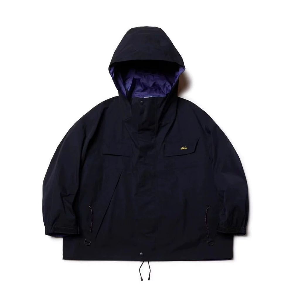 23SS KOLOR Abe Run One Color Japanese Splicing Waterproof Splicing Skill Stormtrooper Jacket Hooded Jacket