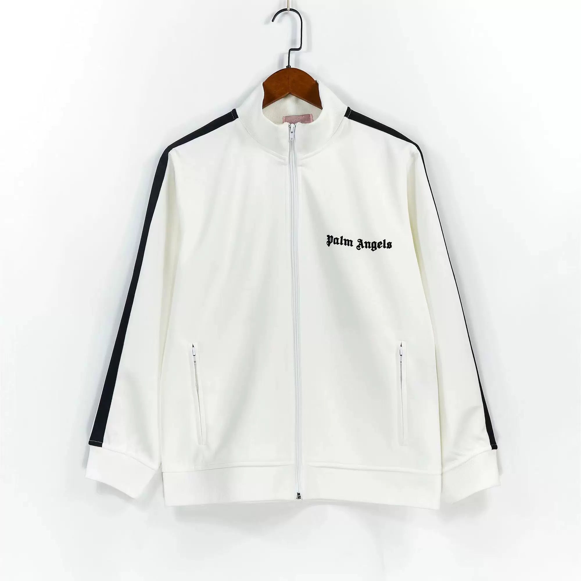 Palm Angels Style Side Stripe Vintage Track Jacket