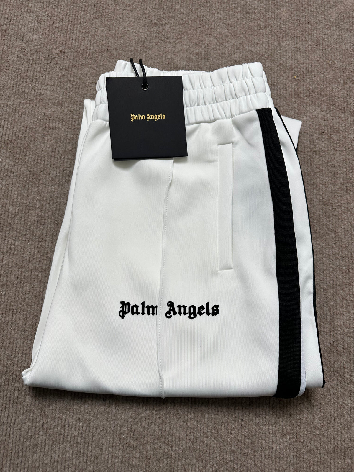 Palm Angels Style Side Stripe Straight Track Pants