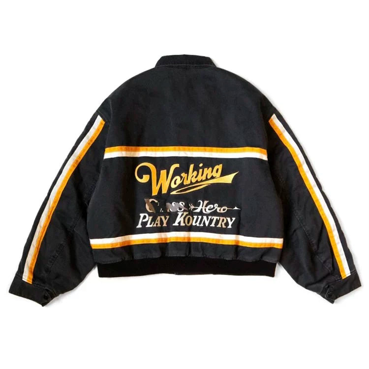 24AW KAPITAL Hirata Kazuhiro correct version Japanese batik embroidered motorcycle long-sleeved quilted jacket
