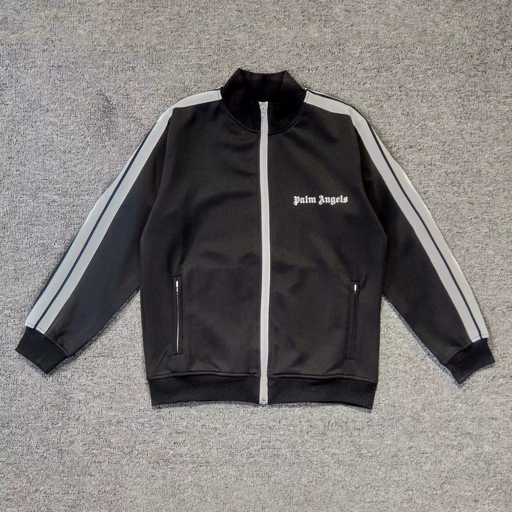 Palm Angels Style Side Stripe Vintage Track Jacket