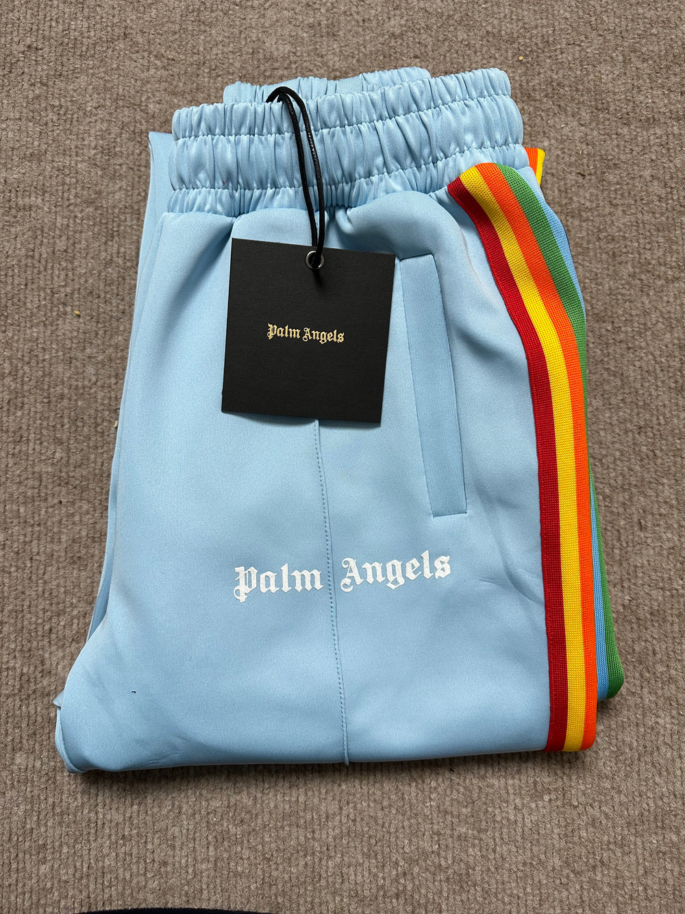 Palm Angels Style Side Stripe Straight Track Pants