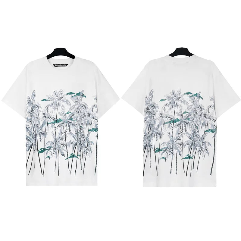 Palm Angels Graphic Oversized Cotton Streetwear Tee