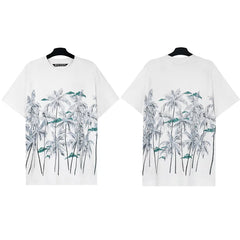Palm Angels Graphic Oversized Cotton Streetwear Tee