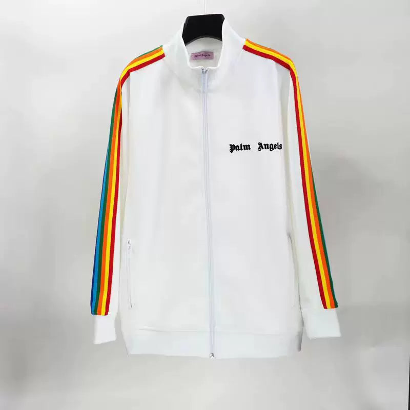 Palm Angels Style Side Stripe Vintage Track Jacket