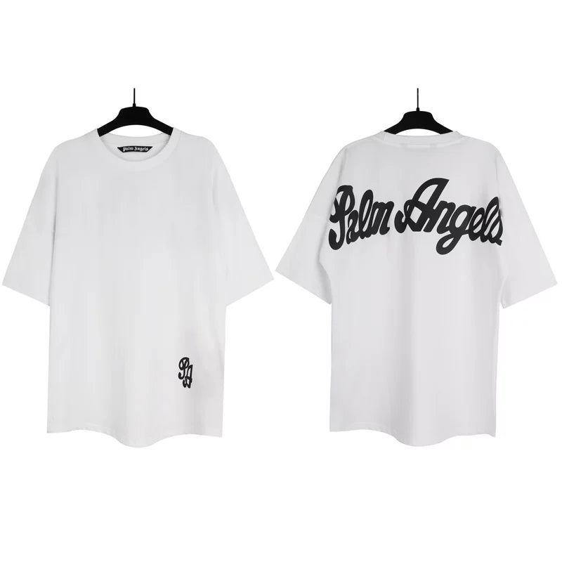 Palm Angels Graphic Oversized Cotton Streetwear Tee