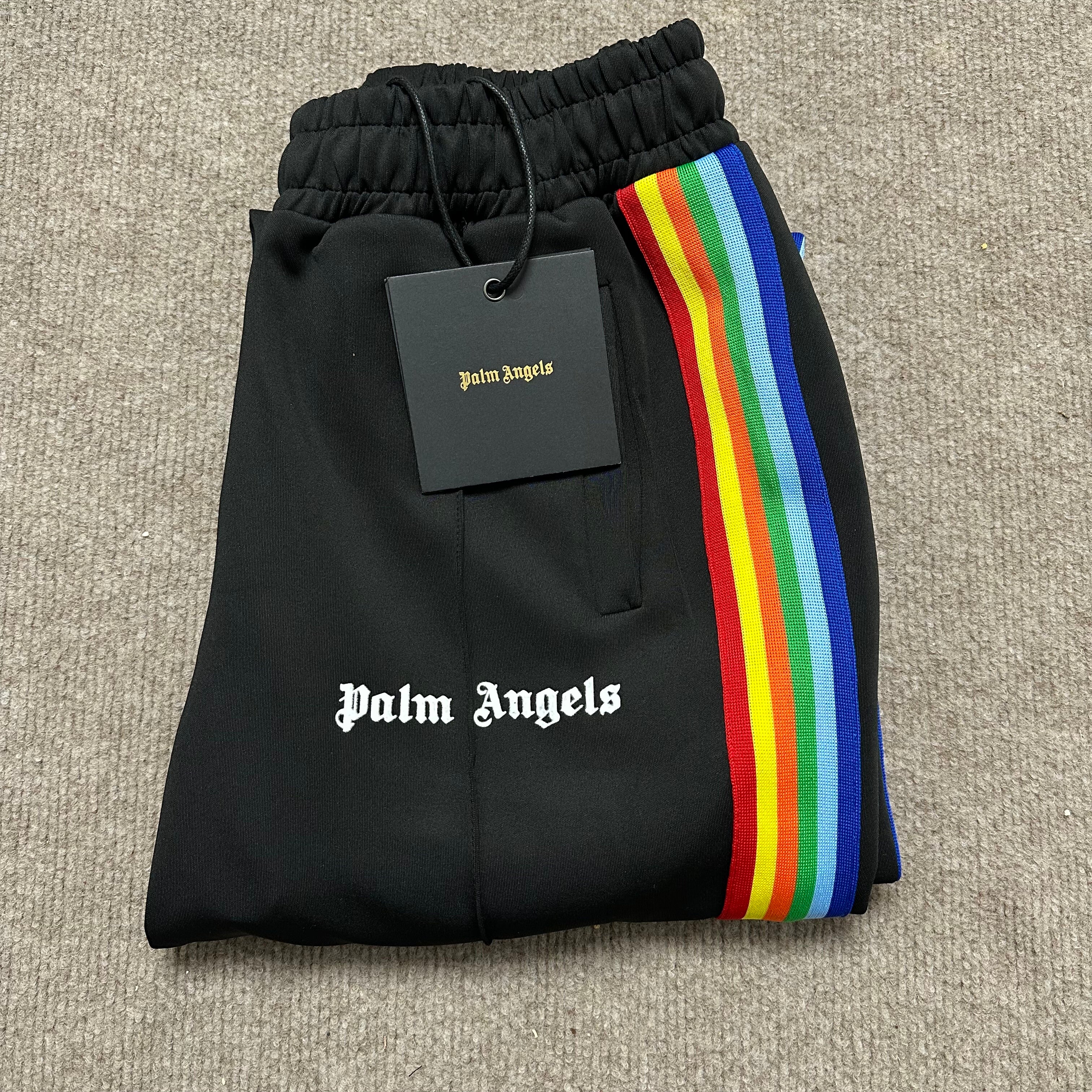 Palm Angels Style Side Stripe Straight Track Pants