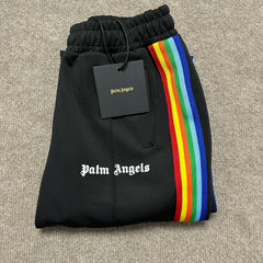 Palm Angels Style Side Stripe Straight Track Pants